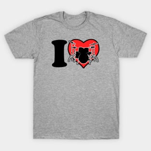 I Love Drums T-Shirt